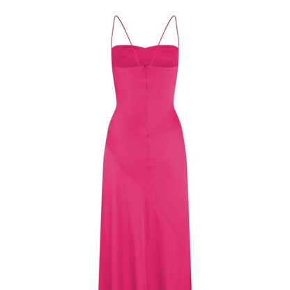 Simple Mermaid Straps Yellow Prom Dress 21th Birthday Outfit P667