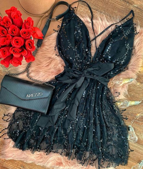 Simple A line Straps 18th Birthday Dresses Short Green Birthday Outfits P1759