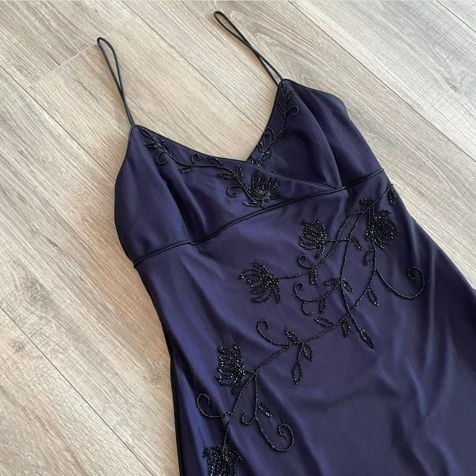 Sexy Mermaid Prom Gown With Straps Navy Blue Prom Dresses P1853