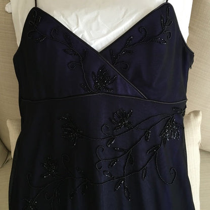 Sexy Mermaid Prom Gown With Straps Navy Blue Prom Dresses P1853