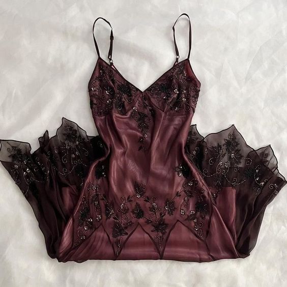 Vintage A line Straps Dark Pink Prom Dresses 22th Birthday Outfit P1974