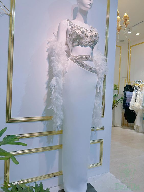 Sexy Sheath Straps White Prom Dresses 21th Birthday Outfit P2077