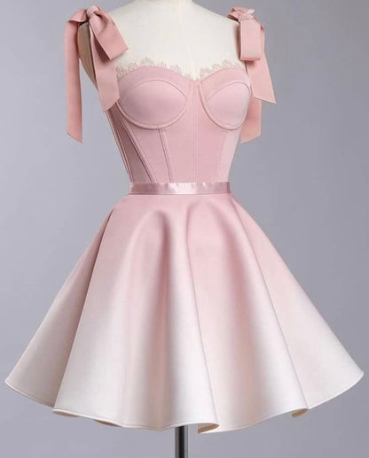 chic ball gown pink homecoming dress 16th birthday outfits P2099