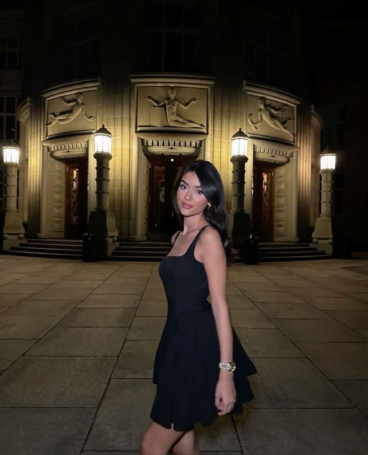 cute a line black straps homecoming dress 18th birthday outfits P2165