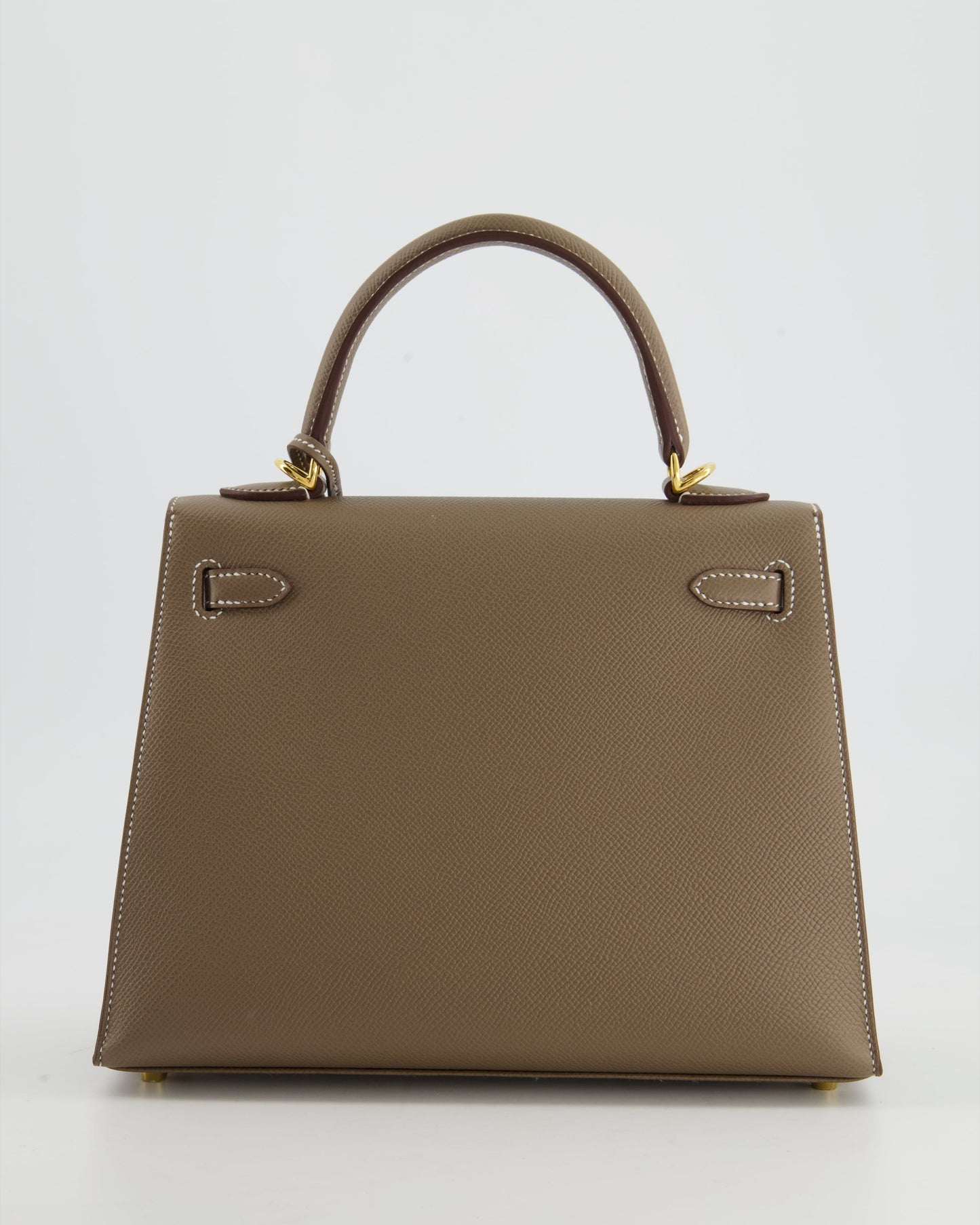 *HOLY GRAIL* Hermès Kelly 25cm Sellier in Etoupe Epsom Leather and Gold Hardware