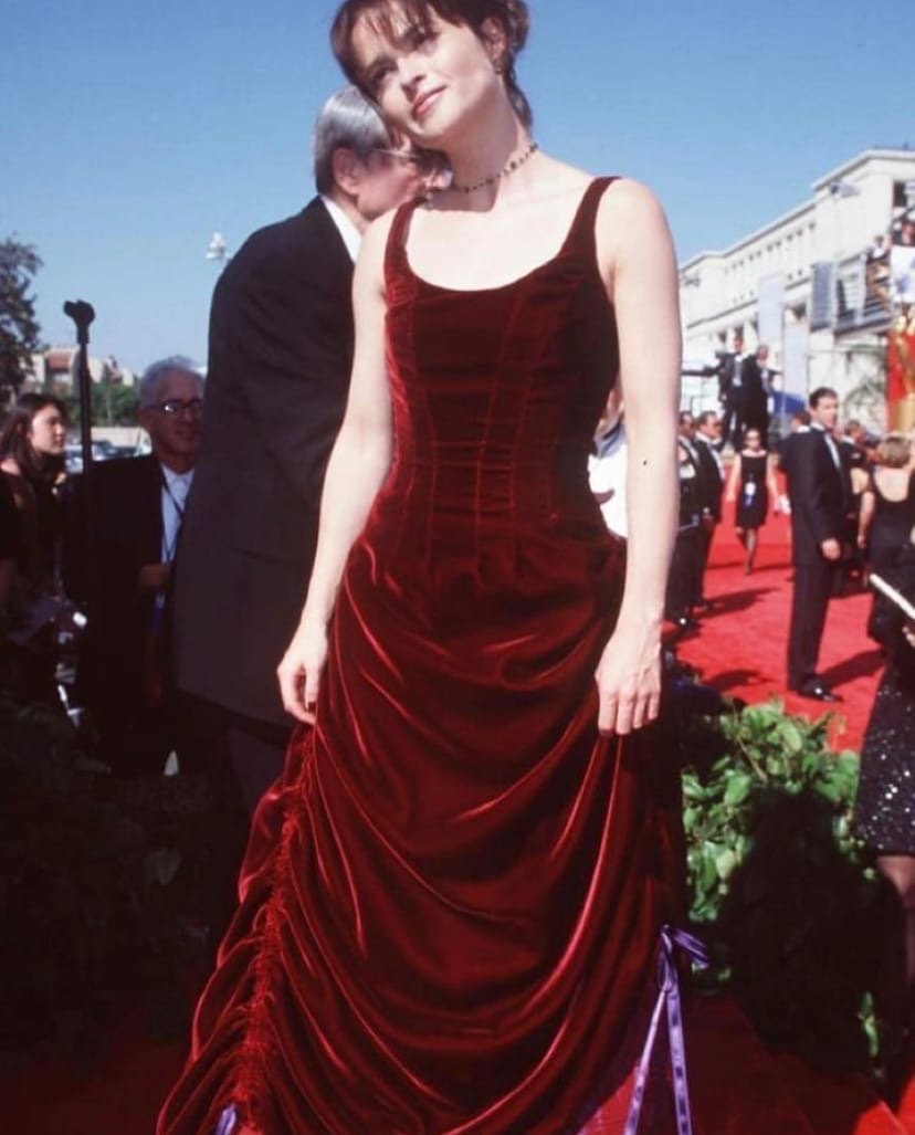 Chic Ball Gown Straps Burgundy Velvet Evening Dress Long Prom Dresses P2366