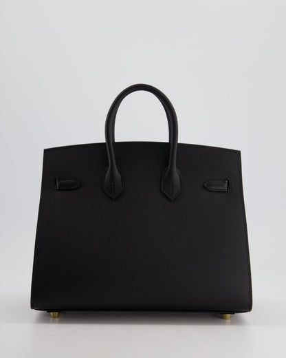 *HOLY GRAIL* Hermès Birkin 25cm Bag in Noir Epsom Leather with Gold Hardware