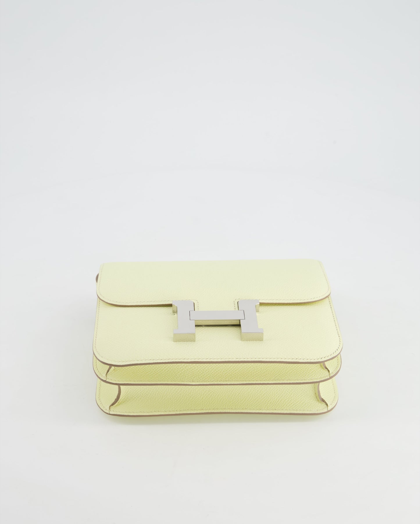 *NEW COLOUR* Hermès Constance III Mini 18cm Miroir Bag in Jaune Milton Epsom Leather with Palladium Hardware