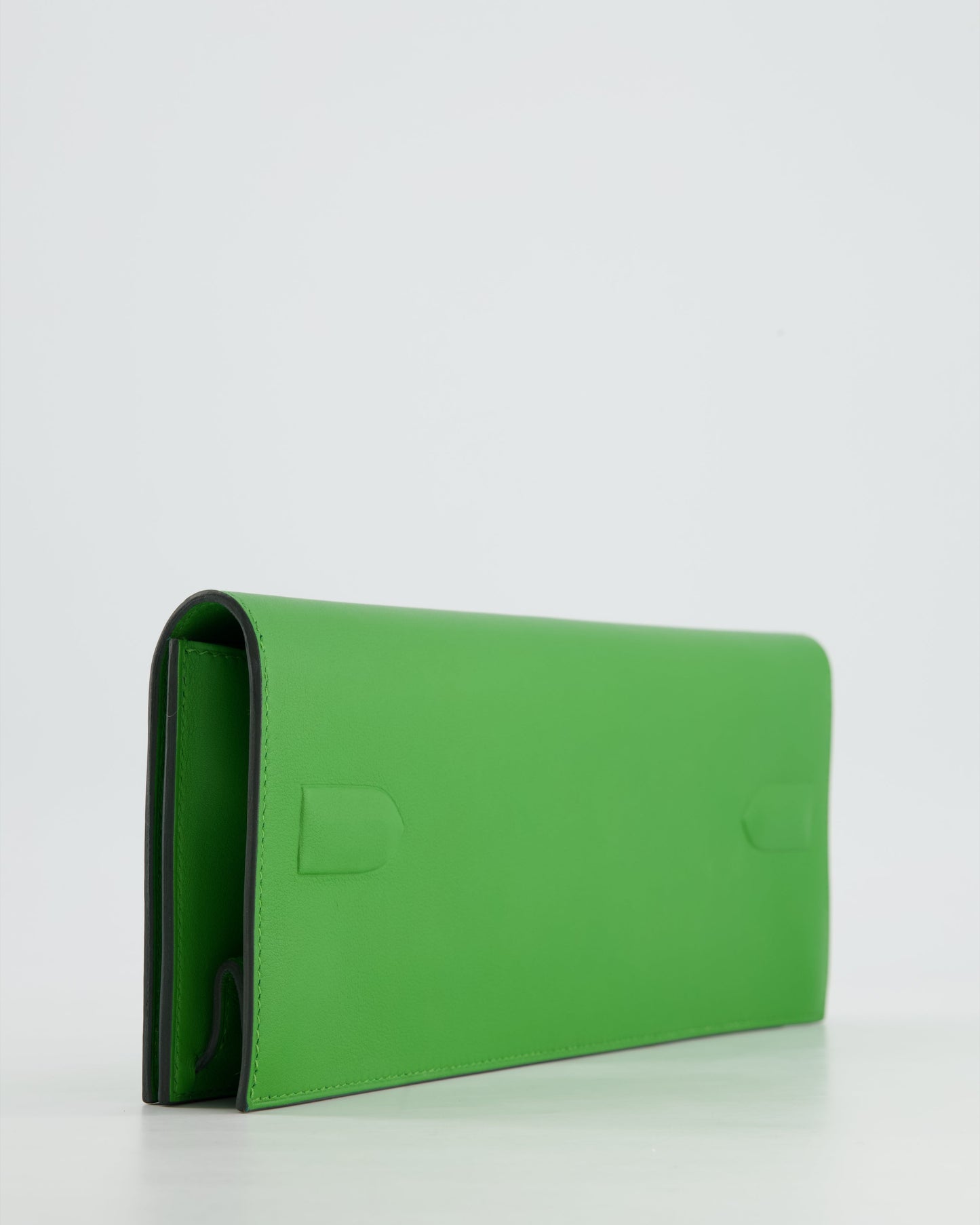 Hermès Birkin Cut Shadow Bag In Vert Yucca Swift Leather