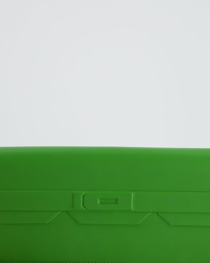 Hermès Birkin Cut Shadow Bag In Vert Yucca Swift Leather