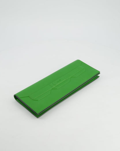 Hermès Birkin Cut Shadow Bag In Vert Yucca Swift Leather