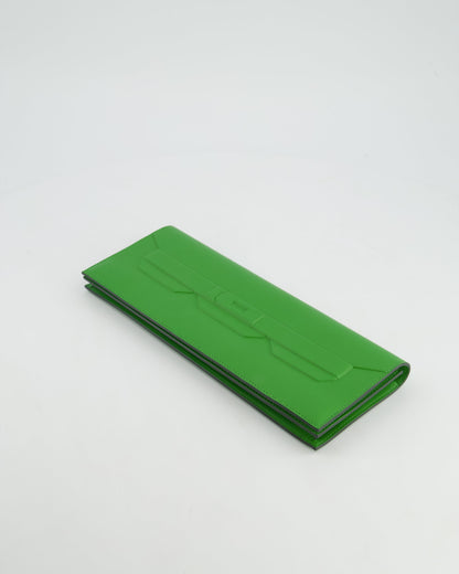 Hermès Birkin Cut Shadow Bag In Vert Yucca Swift Leather