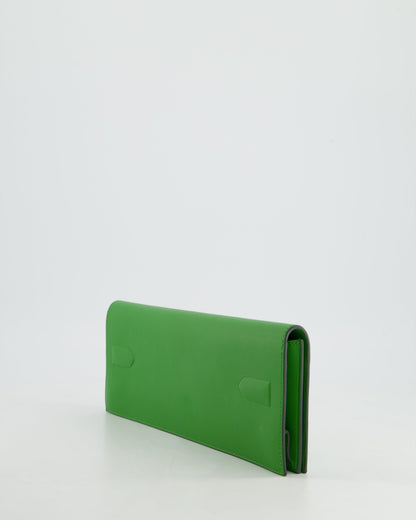 Hermès Birkin Cut Shadow Bag In Vert Yucca Swift Leather