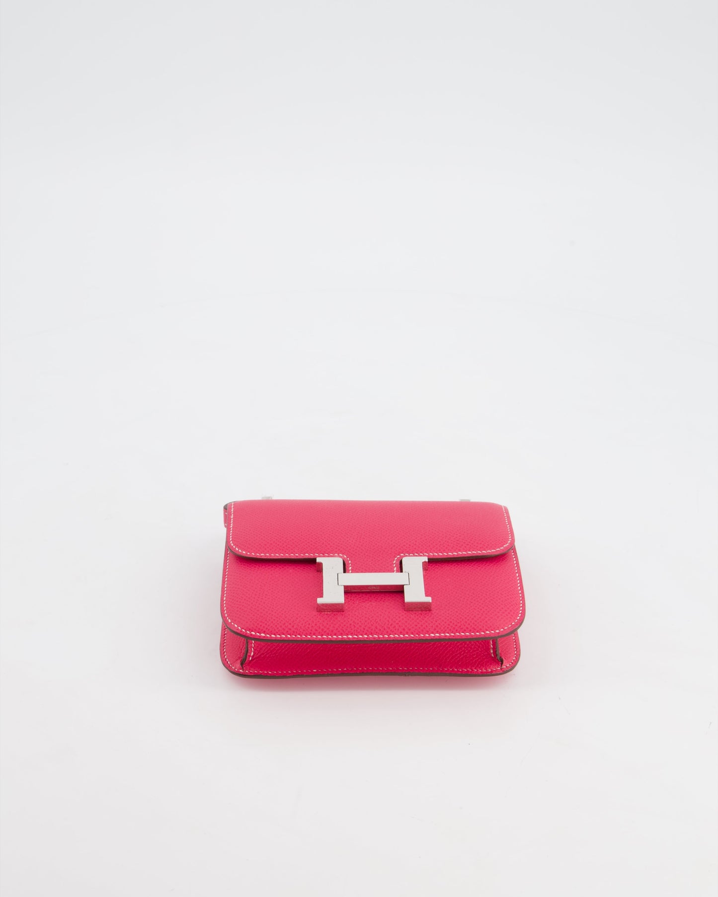 *RARE HOT* Hermès Micro Constance Bag Rose Tyrien Epsom Leather with Palladium Hardware