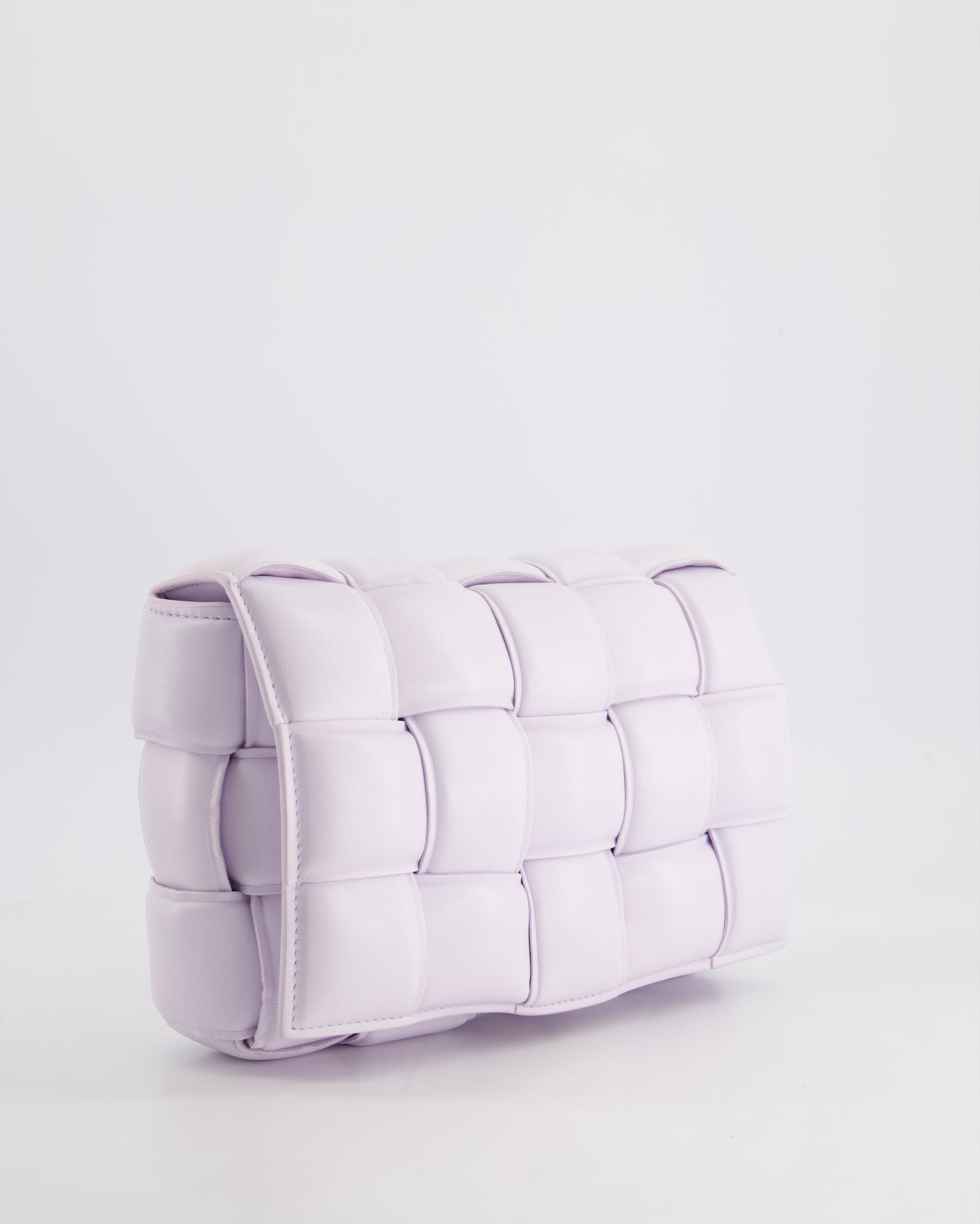 *HOT & FIRE PRICE* Bottega Veneta Pale Lilac Padded Cassette Bag with Gold Hardware RRP £2,780