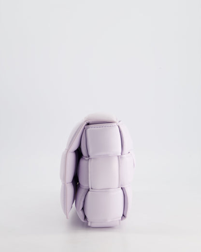 *HOT & FIRE PRICE* Bottega Veneta Pale Lilac Padded Cassette Bag with Gold Hardware RRP £2,780