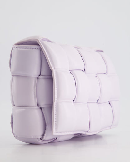 *HOT & FIRE PRICE* Bottega Veneta Pale Lilac Padded Cassette Bag with Gold Hardware RRP £2,780
