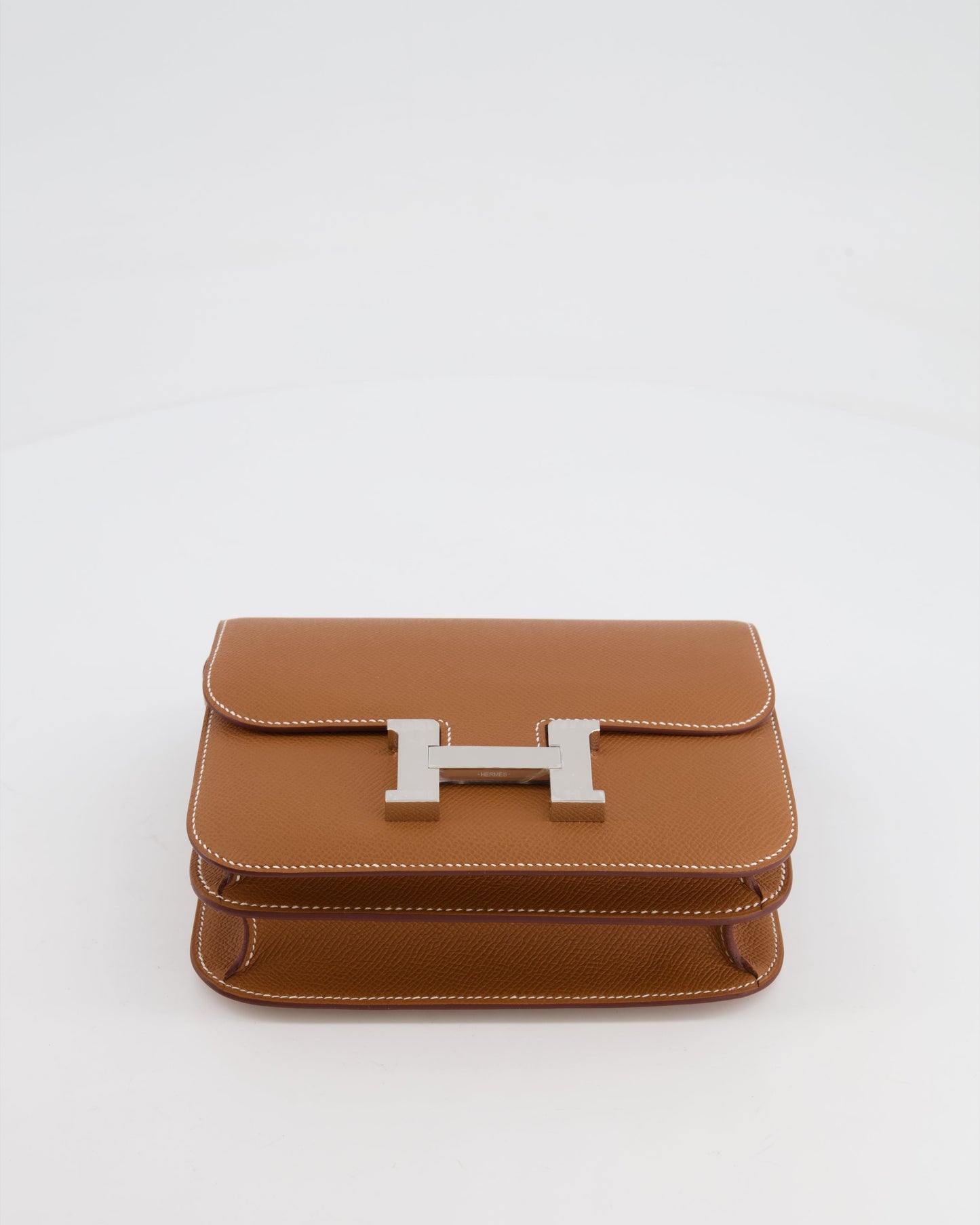 *HOT* Hermès Constance III Mini 18cm Miroir Bag in Gold Epsom Leather with Palladium Hardware