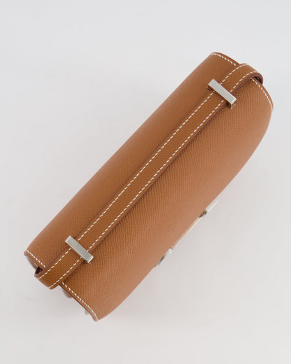 *HOT* Hermès Constance III Mini 18cm Miroir Bag in Gold Epsom Leather with Palladium Hardware