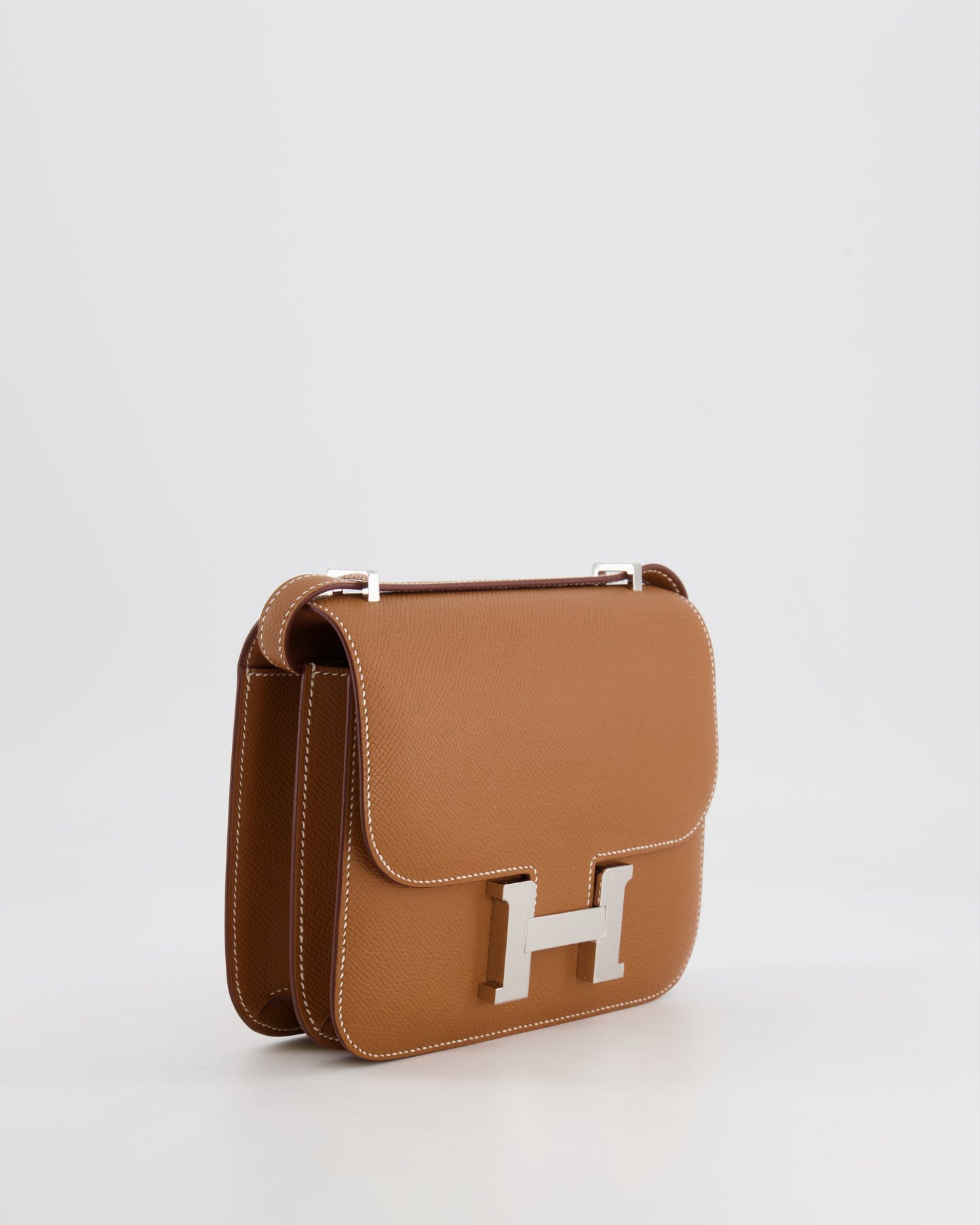 *HOT* Hermès Constance III Mini 18cm Miroir Bag in Gold Epsom Leather with Palladium Hardware