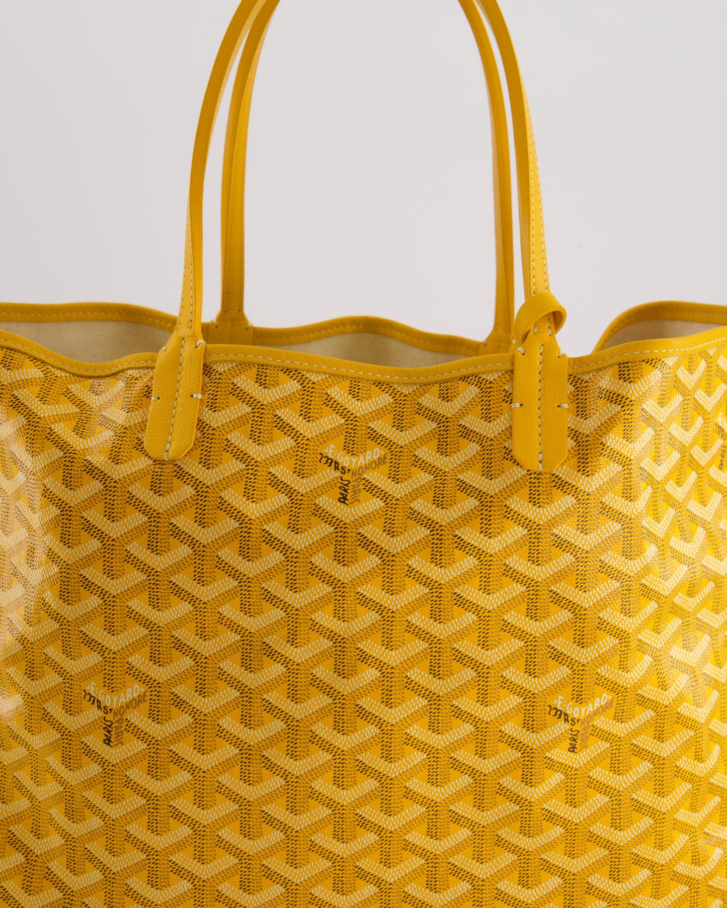 *SUPER RARE* Goyard Saint Louis PM Yellow Shoulder Tote Bag
