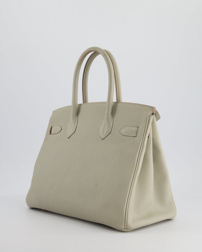 Hermès Birkin 30cm Bag in Beton Togo Leather with Gold Hardware