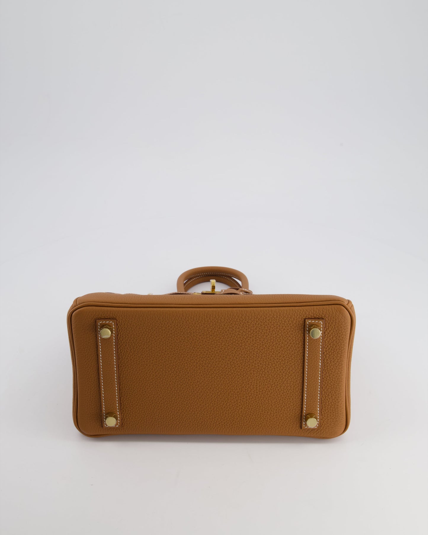 *HOT* Hermès Birkin 25cm Retourne Bag in Gold Togo Leather with Gold Hardware