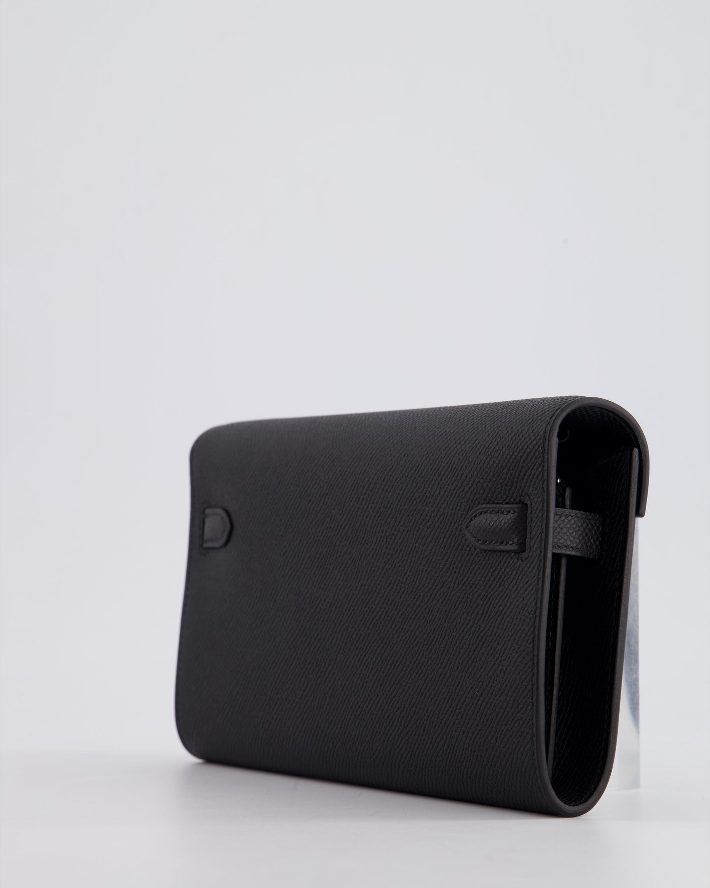 Hermès Kelly To Go Bag in Noir Epsom Leather with Palladium Hardware