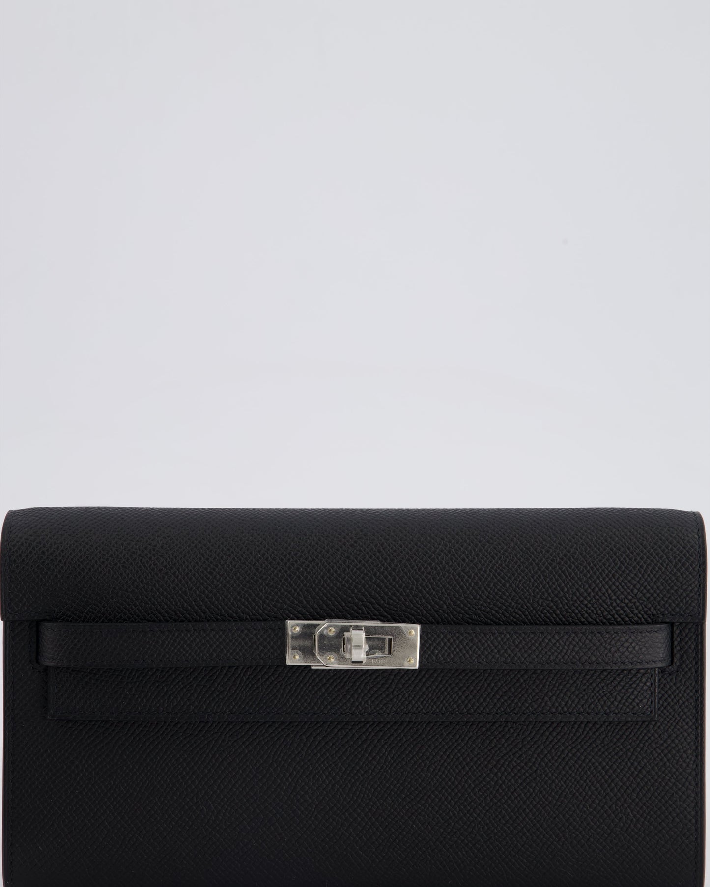 Hermès Kelly To Go Bag in Noir Epsom Leather with Palladium Hardware