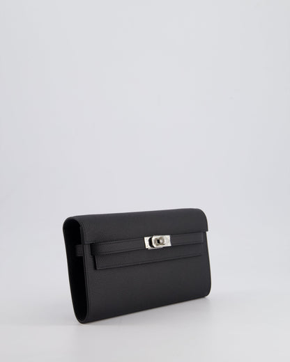 Hermès Kelly To Go Bag in Noir Epsom Leather with Palladium Hardware