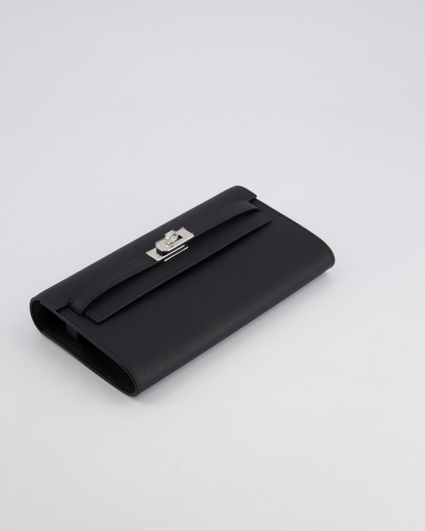 Hermès Kelly To Go Bag in Noir Epsom Leather with Palladium Hardware