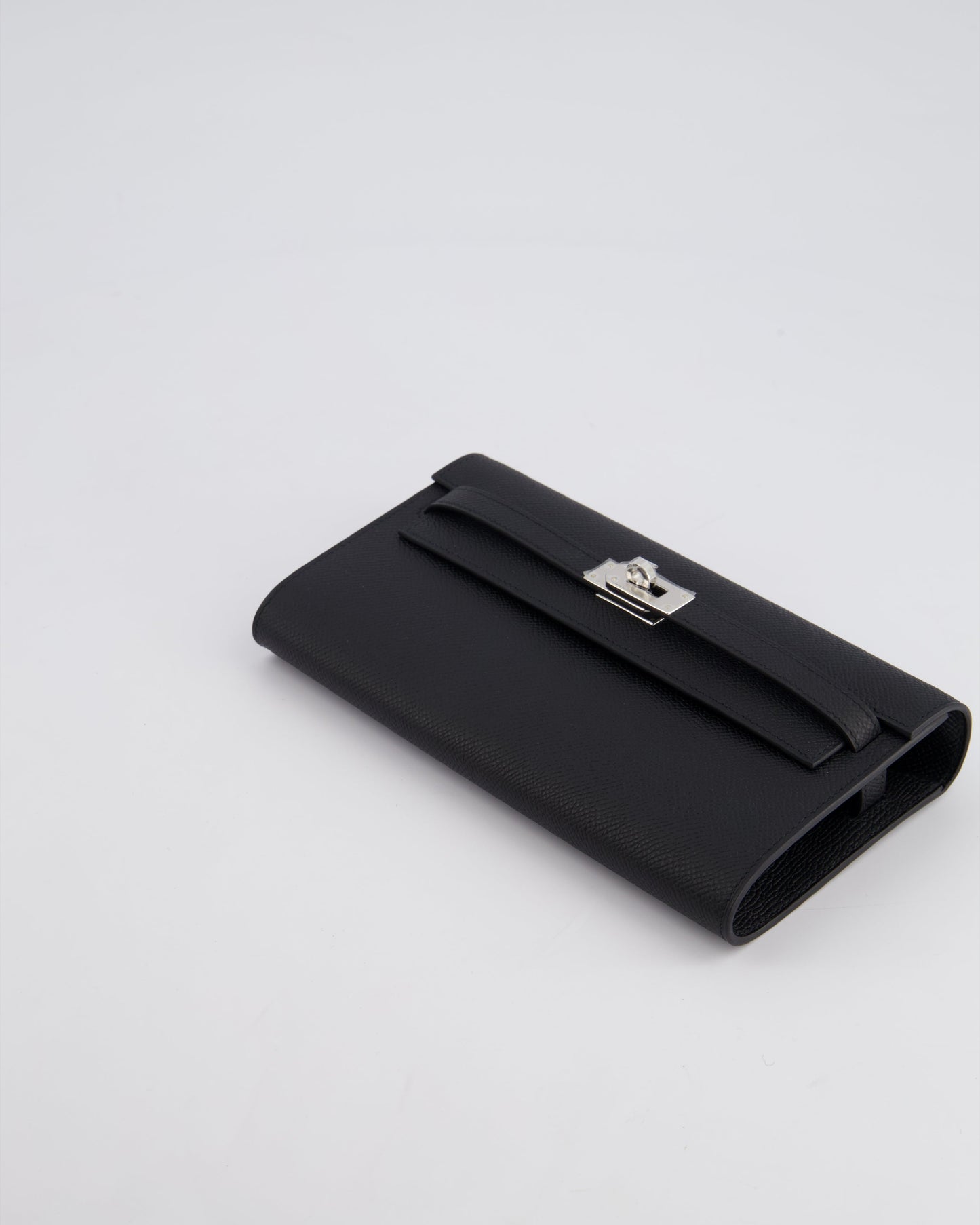 Hermès Kelly To Go Bag in Noir Epsom Leather with Palladium Hardware