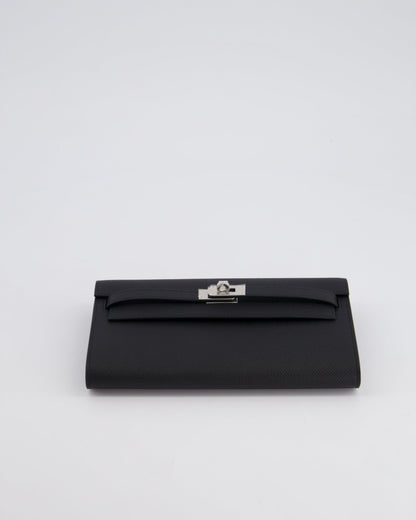 Hermès Kelly To Go Bag in Noir Epsom Leather with Palladium Hardware