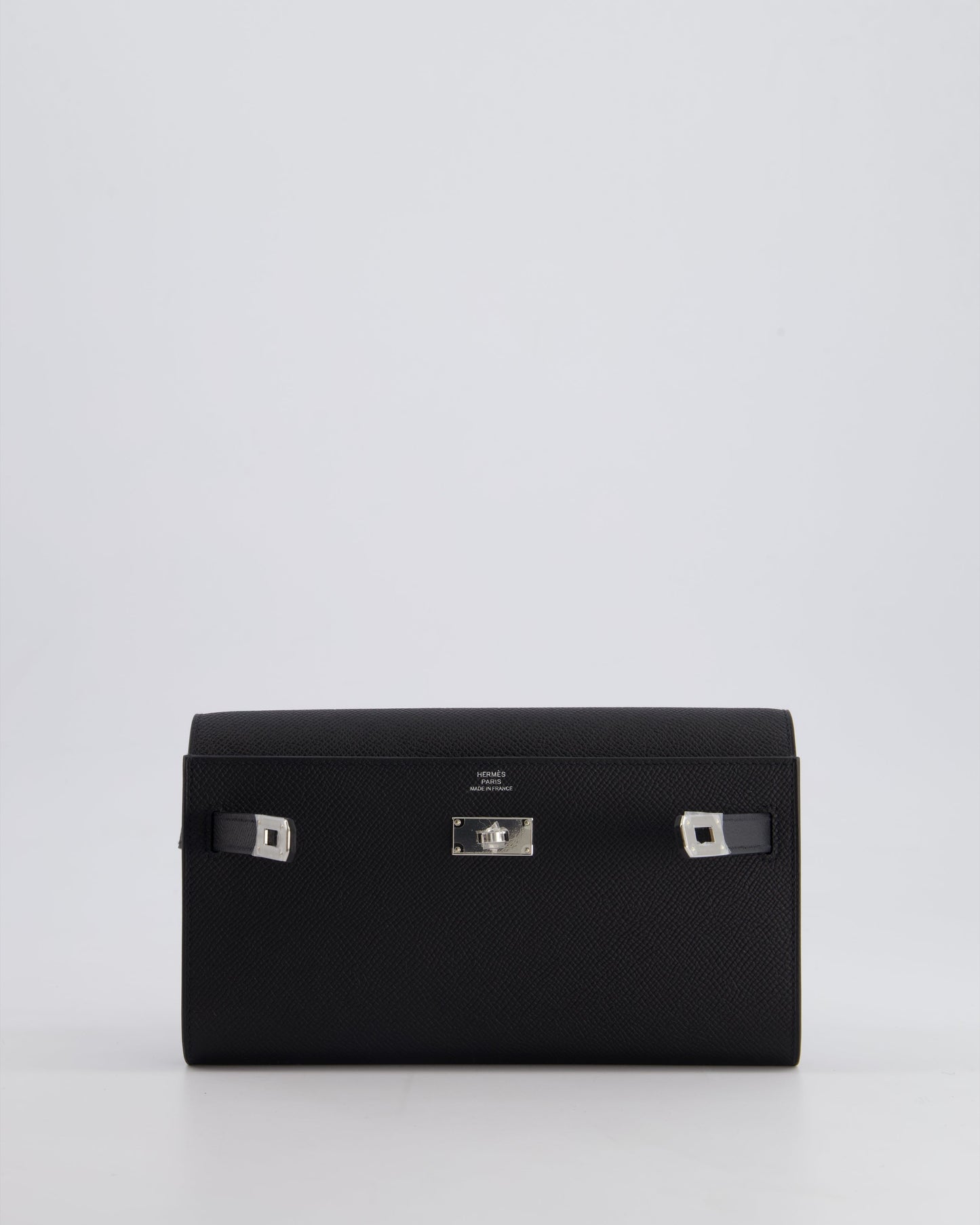 Hermès Kelly To Go Bag in Noir Epsom Leather with Palladium Hardware