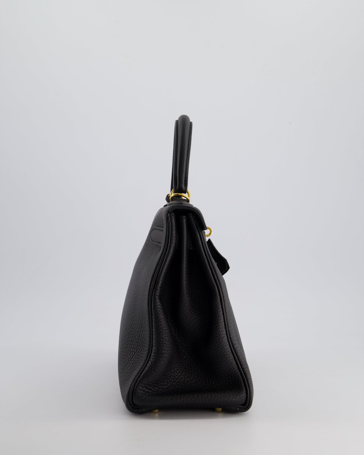 Hermès Kelly 28cm Retourne Bag in Black Togo Leather with Gold Hardware