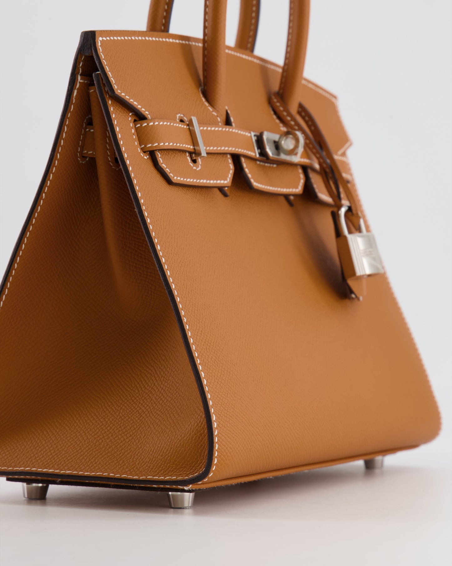 Hermès Birkin Sellier 25cm Bag in Toffee Epsom Leather with Palladium Hardware