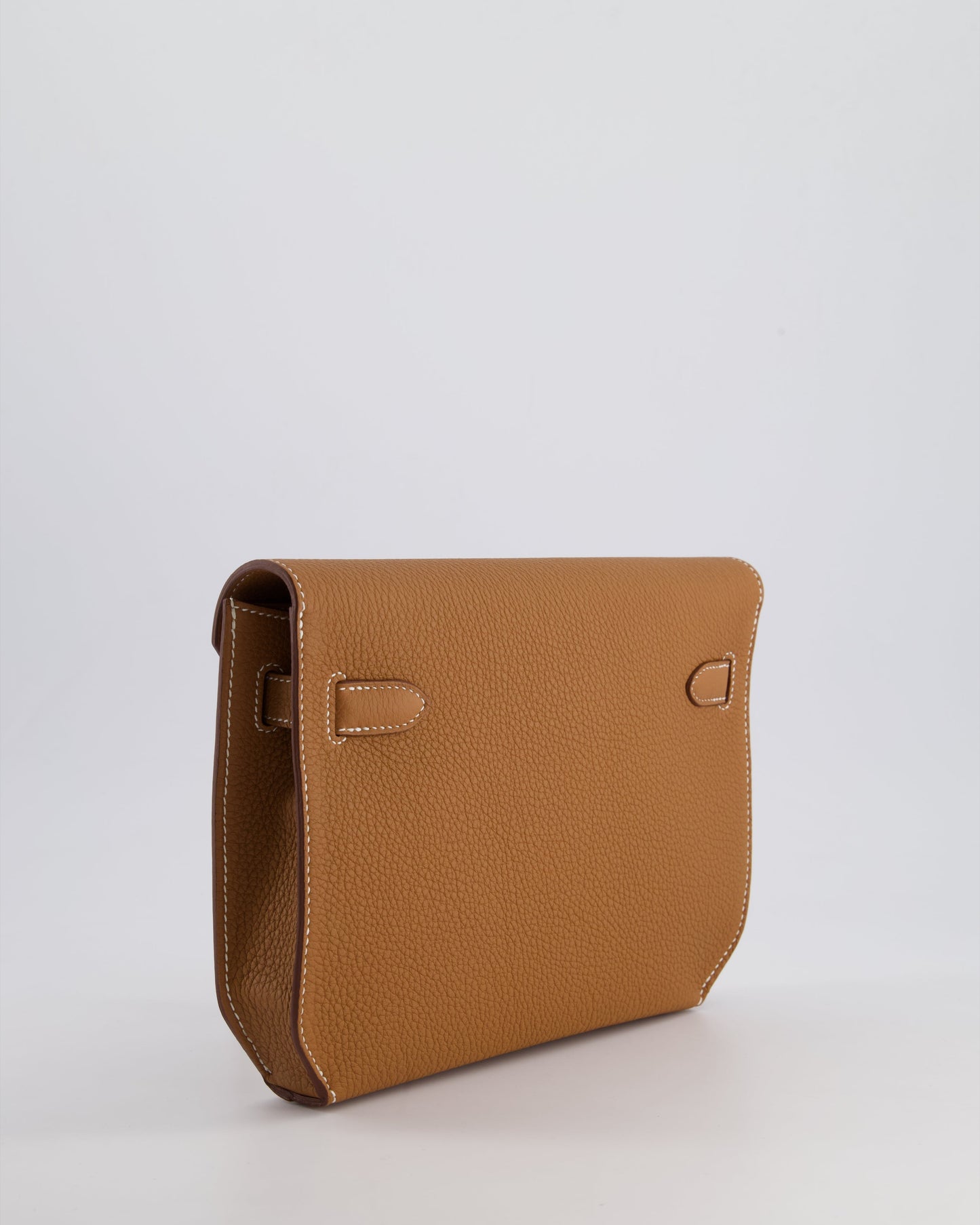 *RARE* Hermès Kelly Depeches Pouch 25cm Bag in Gold Togo Leather with Palladium Hardware