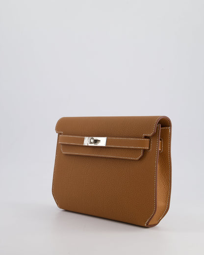 *RARE* Hermès Kelly Depeches Pouch 25cm Bag in Gold Togo Leather with Palladium Hardware