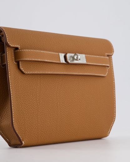 *RARE* Hermès Kelly Depeches Pouch 25cm Bag in Gold Togo Leather with Palladium Hardware