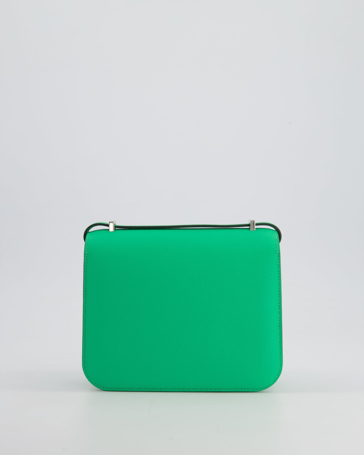 *RARE COLOUR* Hermès Constance III Mini Miroir 18cm Bag in Vert Comics Epsom Leather with Palladium Hardware