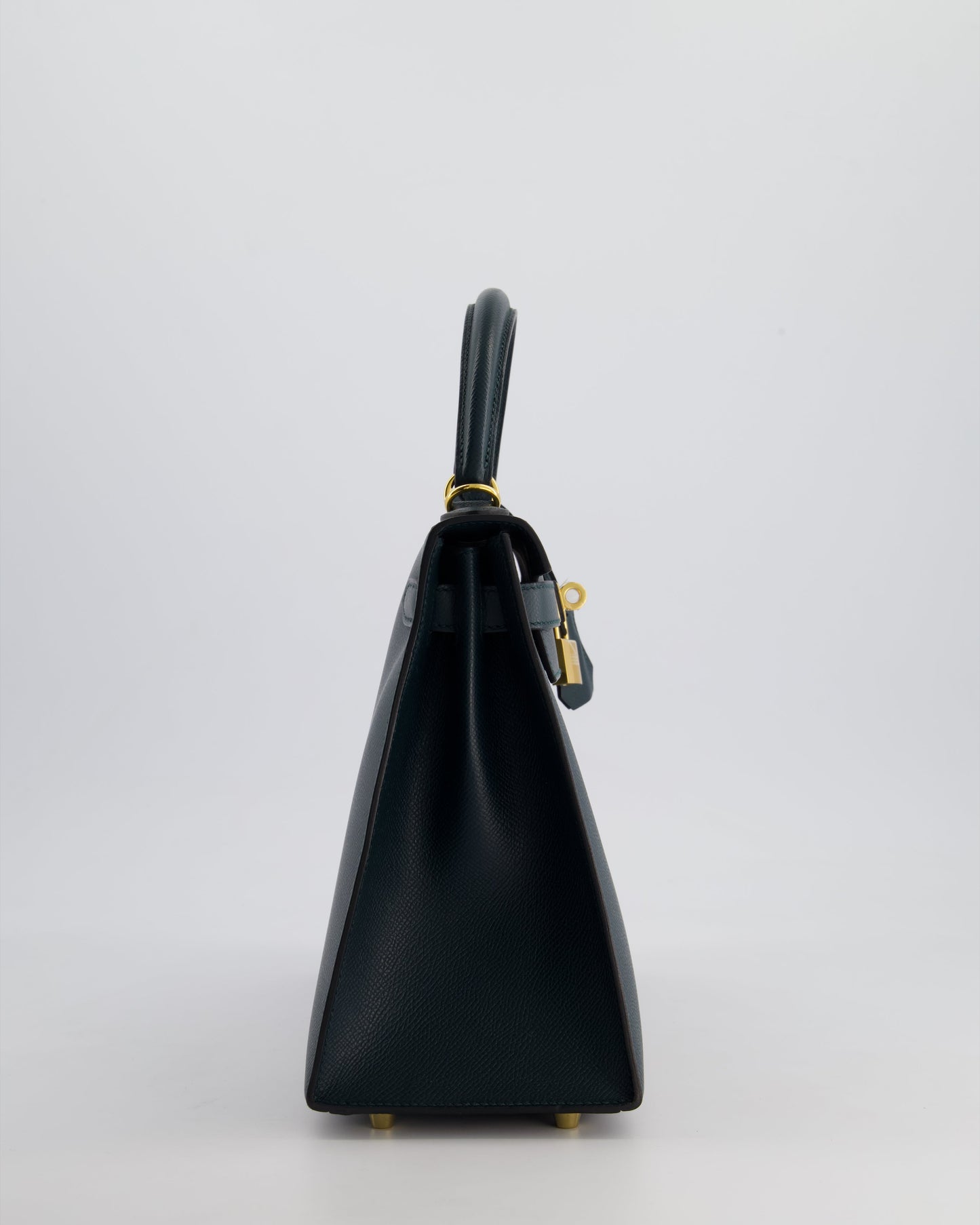 Hermès Kelly 28cm Bag in Vert Cypress Epsom Leather with Gold Hardware