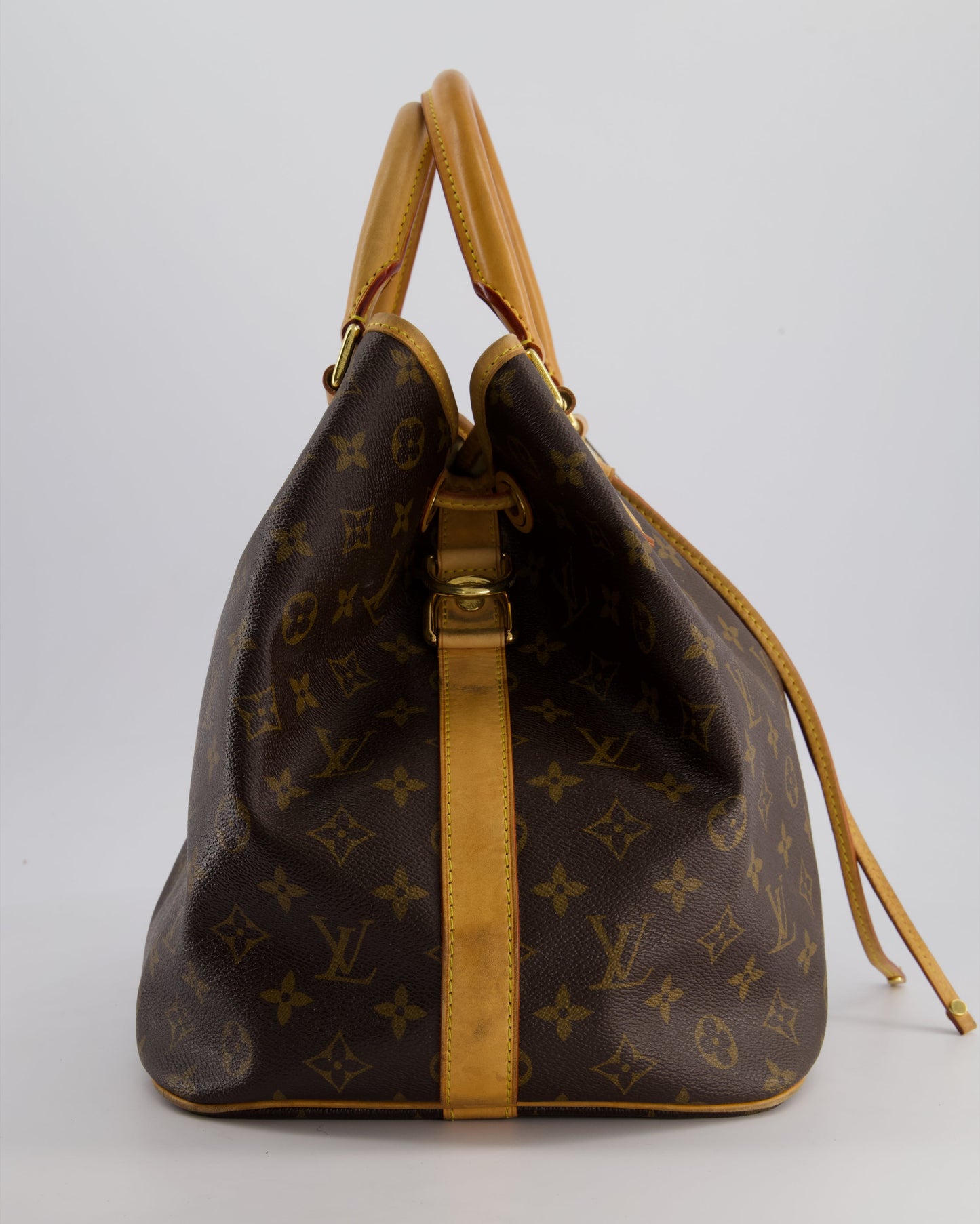 Louis Vuitton Brown Monogram Eden Neo Bag with Gold Hardware