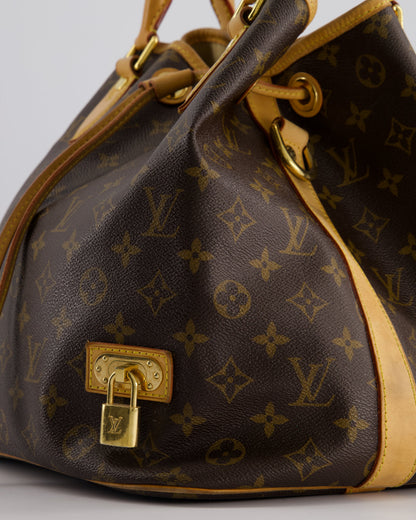 Louis Vuitton Brown Monogram Eden Neo Bag with Gold Hardware