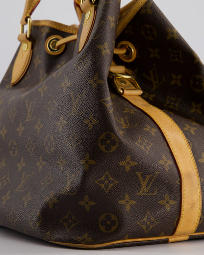 Louis Vuitton Brown Monogram Eden Neo Bag with Gold Hardware