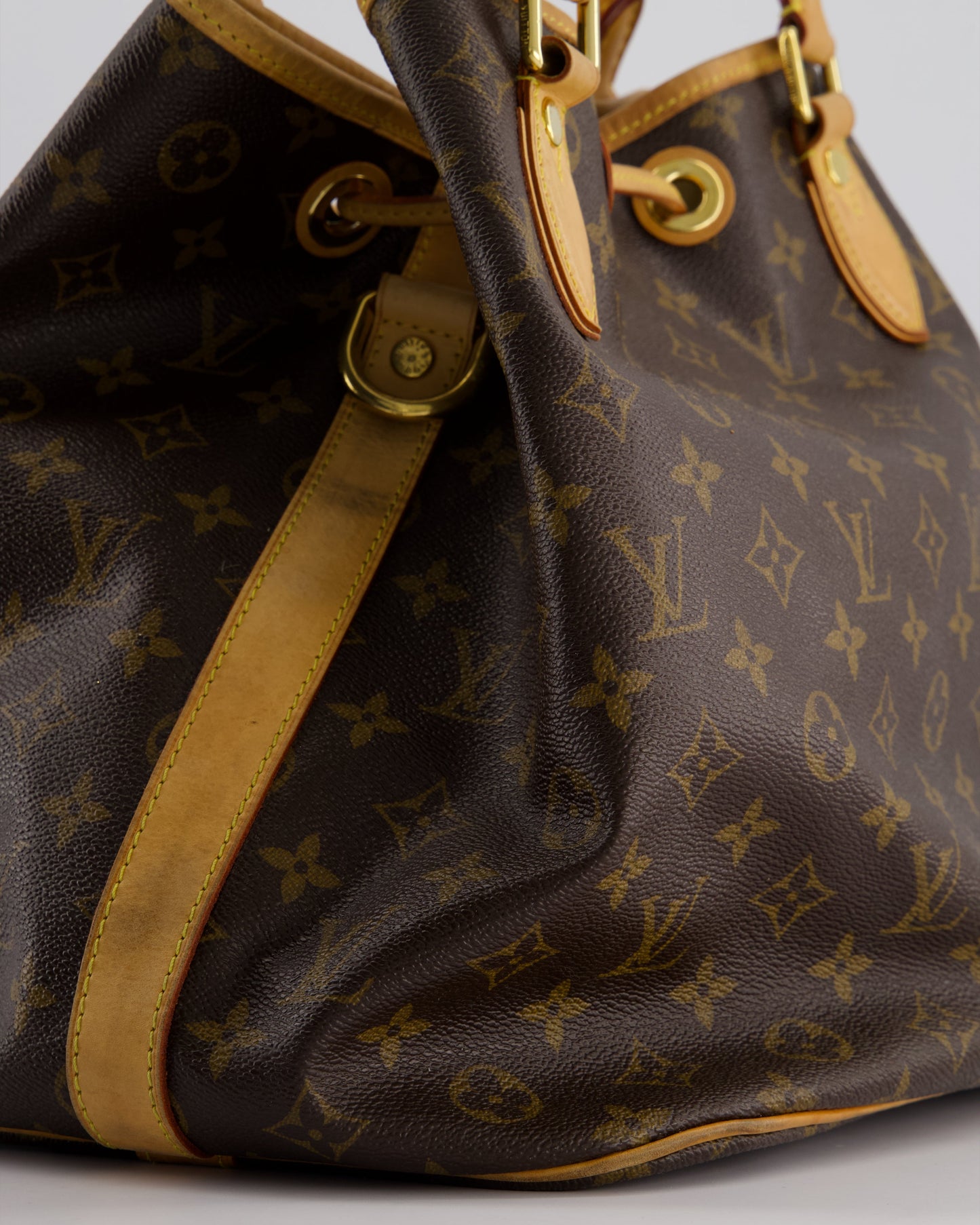 Louis Vuitton Brown Monogram Eden Neo Bag with Gold Hardware
