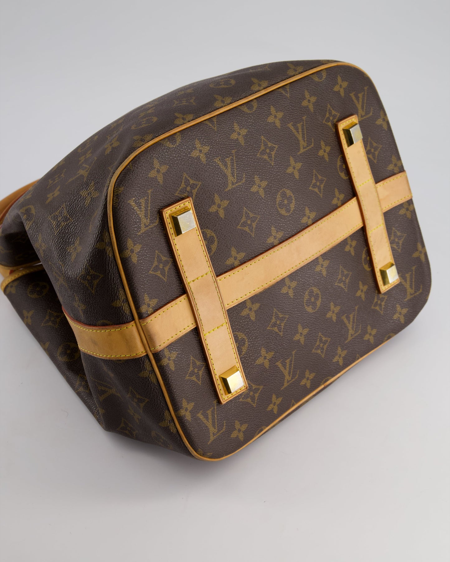 Louis Vuitton Brown Monogram Eden Neo Bag with Gold Hardware