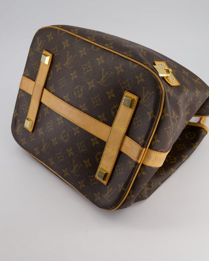 Louis Vuitton Brown Monogram Eden Neo Bag with Gold Hardware