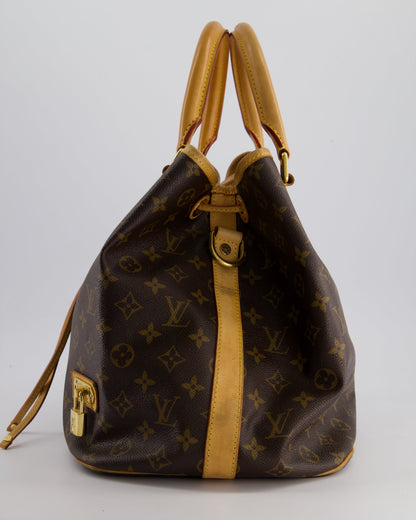 Louis Vuitton Brown Monogram Eden Neo Bag with Gold Hardware