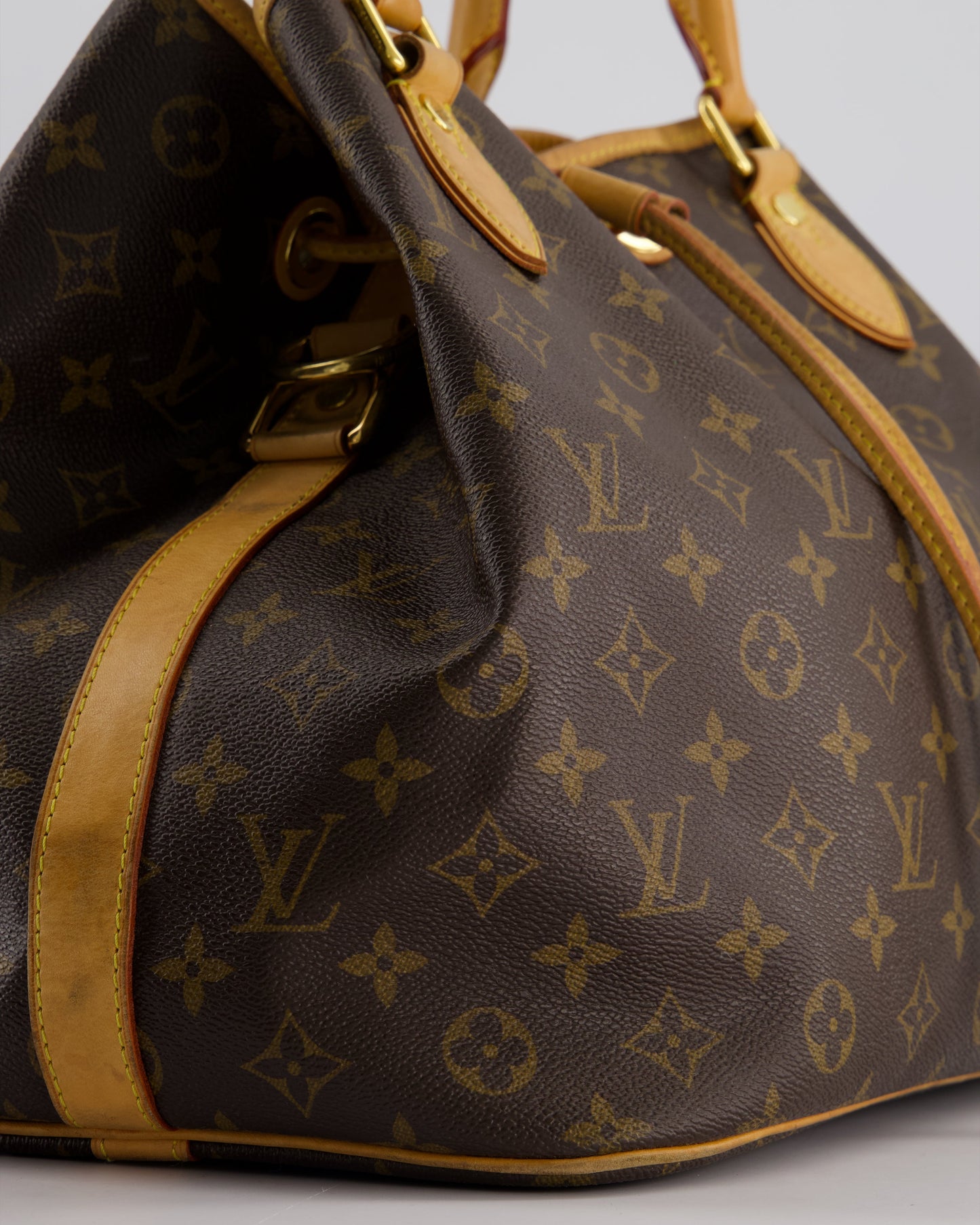 Louis Vuitton Brown Monogram Eden Neo Bag with Gold Hardware