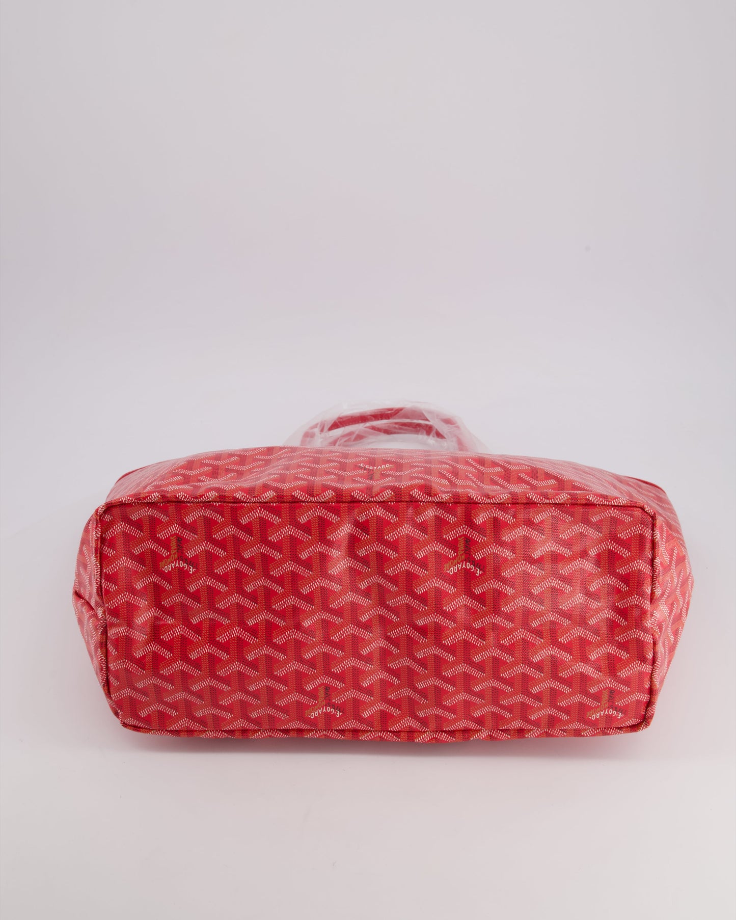 Goyard Fuchsia PM Saint Louis Reversible Bag in Goyardine Canvas with Floral Interior